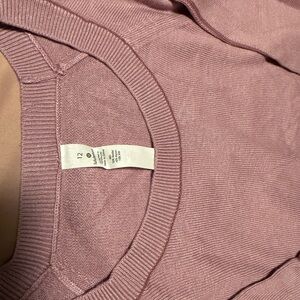 lululemon athletica Mauve Crew Neck Sweater